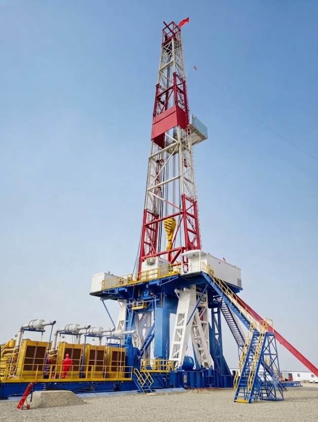 High-capacity land drilling rig used in Samnomi drilling campaigns